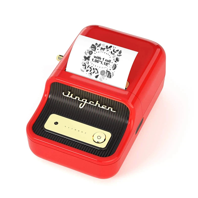 B21 Mini Portable Thermal Label Printer Office Supplies Mini Adhesive Sticker Printers without Ink for Phone