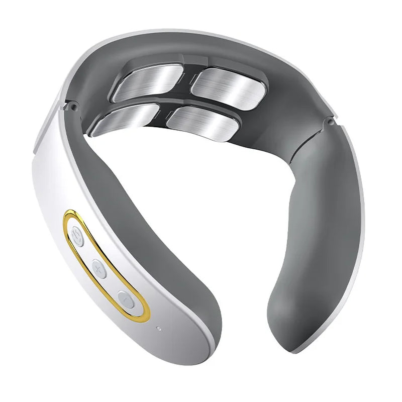 6-Mode Electric Neck Massager with EMS Pulse and Infrared Heat for Muscle Relaxation and Cervical Pain Relief