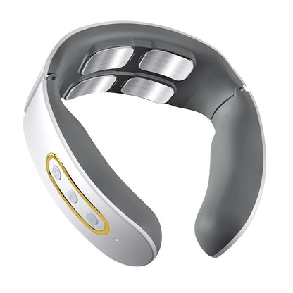 6-Mode Electric Neck Massager with EMS Pulse and Infrared Heat for Muscle Relaxation and Cervical Pain Relief