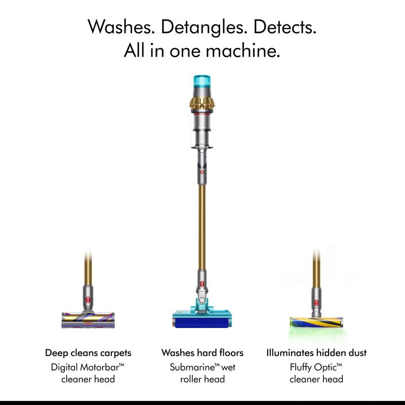 Dyson V15S Detect Submarine™ Absolute Wet and Dry Vacuum Cleaner (Gold)