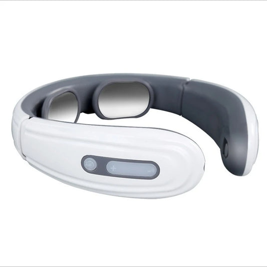 6-Mode Electric Neck Massager with EMS Pulse and Infrared Heat for Muscle Relaxation and Cervical Pain Relief